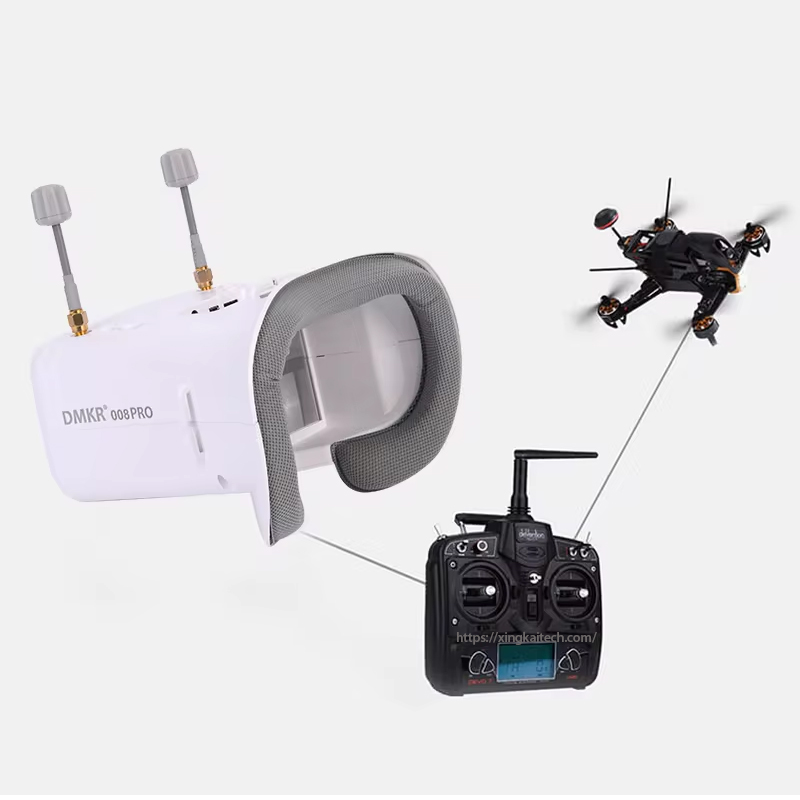5.8G 4.3 pouces HD LCD FPV lun - Drone Racing Goggles avis et prix