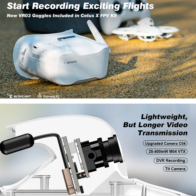Kit FPV Cetus X, émetteur radi - Drone Racing Goggles avis et prix