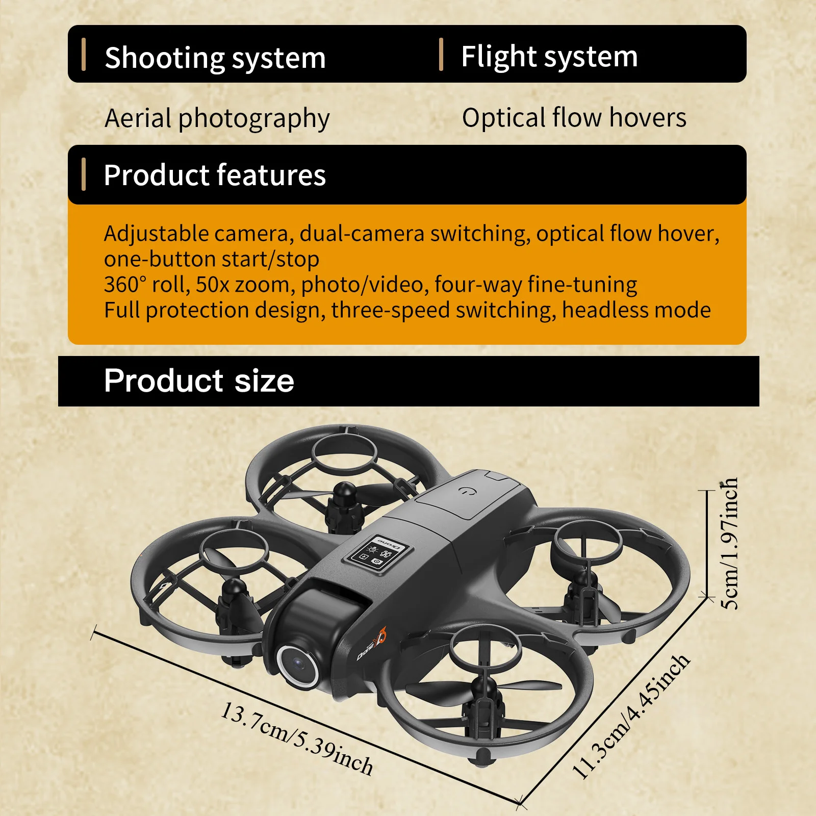 Drone de voyage pliable YL3, c - Drone Racing Camera avis et prix